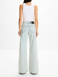 Maria V Neck Tank Top,PERFECTWHITETEE,WHITE,Image 3
