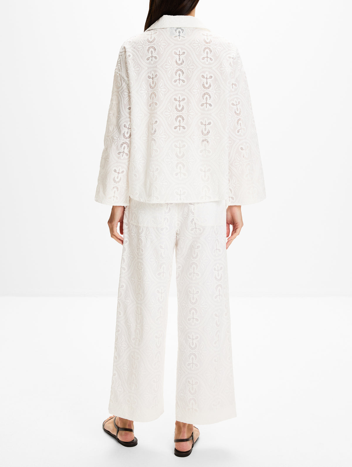 Nynette Trouser,TOVE,WHITE,Image 4