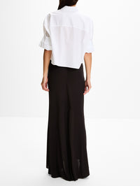 Dree Skirt,TWP,DARK CHOCOLATE,Image 4