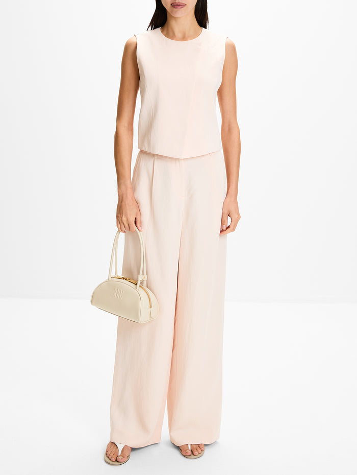 High Neck Vest,TWP,CREME DE PECHE,Image 1
