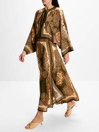 Mahon Tunic Midi Dress,ZIMMERMANN,OLIVE PAISLEY,Image 3