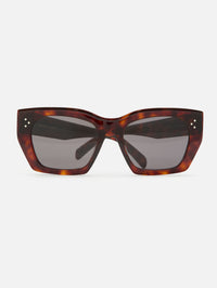 3 Dots Square Sunglasses,CELINE EYEWEAR,DARK HAVANA,Image 1