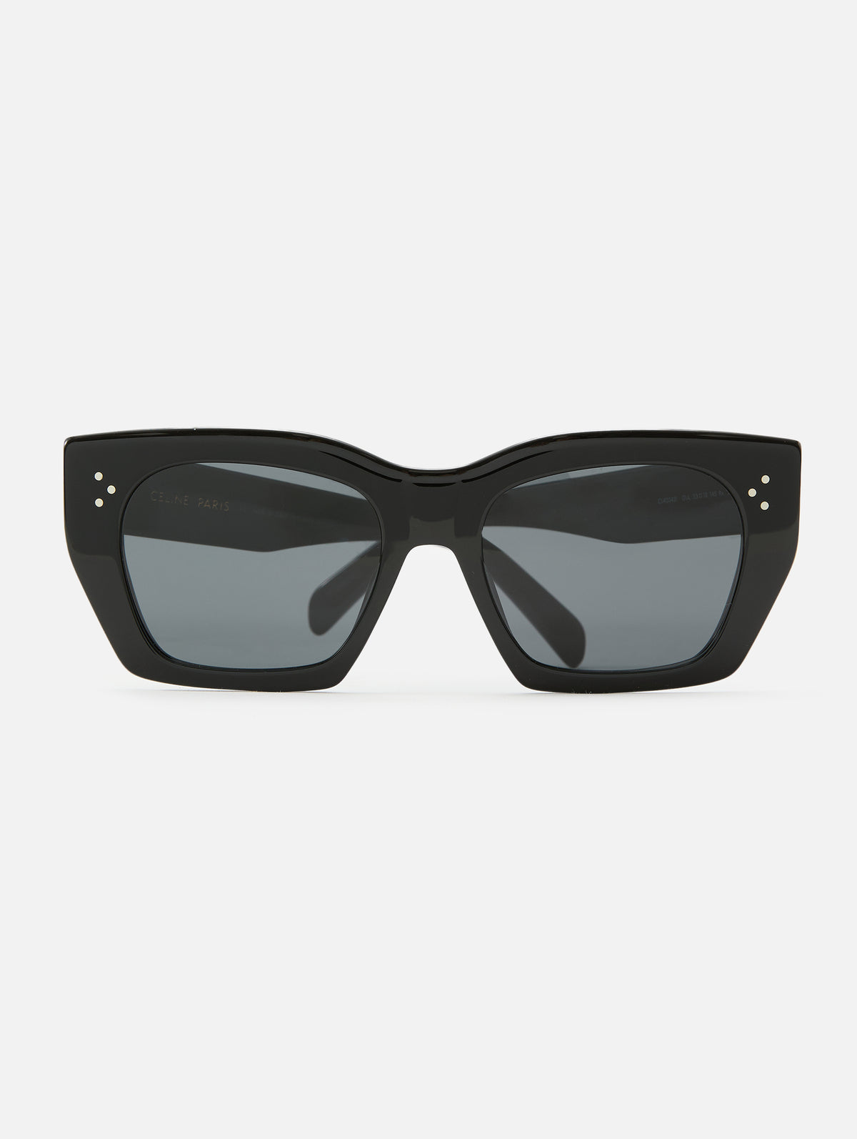 3 Dots Square Sunglasses,CELINE EYEWEAR,SHINY BLACK,Image 1