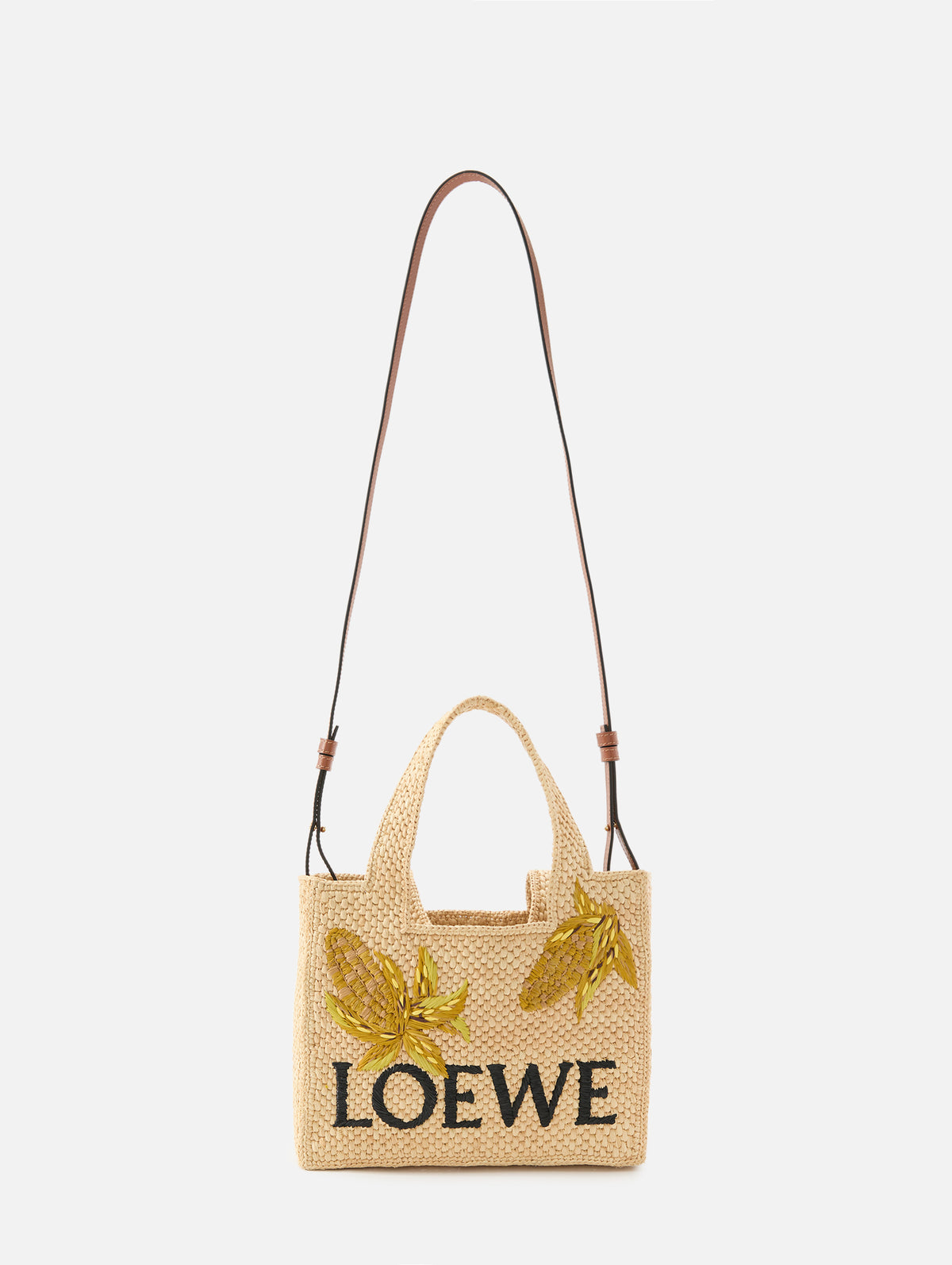 Font Tote Bag,LOEWE,MUSTARD,Image 4