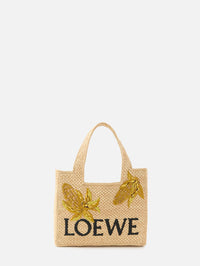 Font Tote Bag,LOEWE,MUSTARD,Image 1