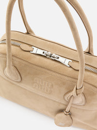 Duffle Bag,MIU MIU,ECRU,Image 4