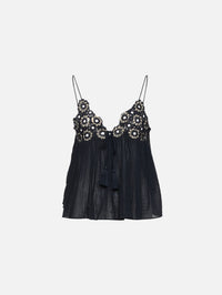 Alessia Coverup Top,ULLA JOHNSON,MIDNIGHT,Image 1