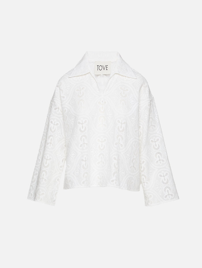 Leighton Top,TOVE,WHITE,Image 1