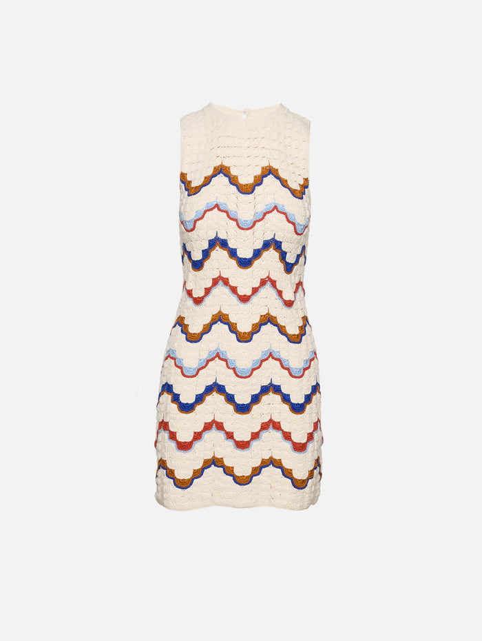 Alma Mini Dress,ESCVDO,IVORY MULTI,Image 1