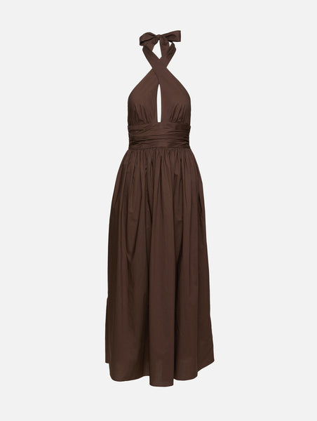 Keyhole Halter Dress | MATTEAU