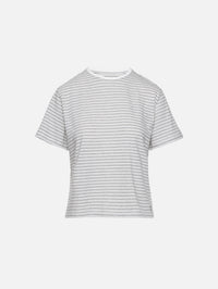 Stripe Tee,STILL HERE NYC,GREY STRIPE,Image 1