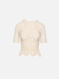 Siula Top,ESCVDO,IVORY,Image 1