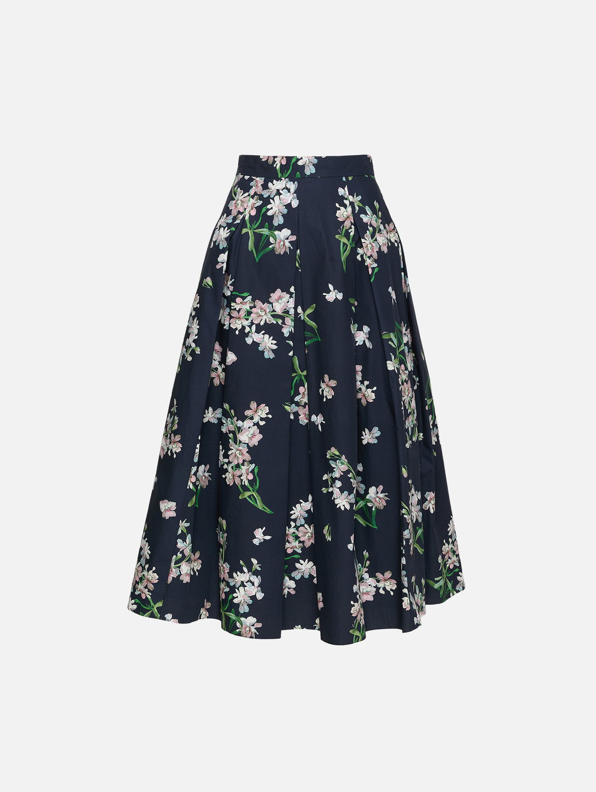 Floral Skirt,ERDEM,PAINTED ORCHID,Image 1