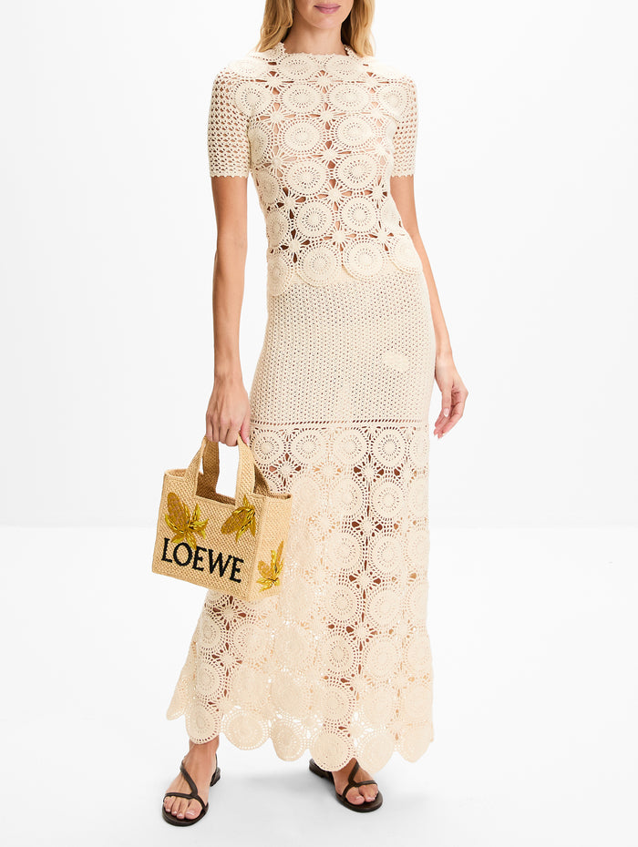 Font Tote Bag,LOEWE,MUSTARD,Image 1