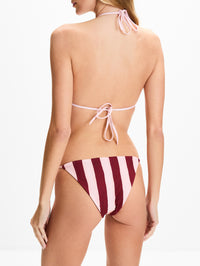 Striped Bikini Bottom,FENDI,POWDER,Image 3