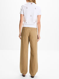 Ss Sailboat Tee,THOM BROWNE,WHITE,Image 3