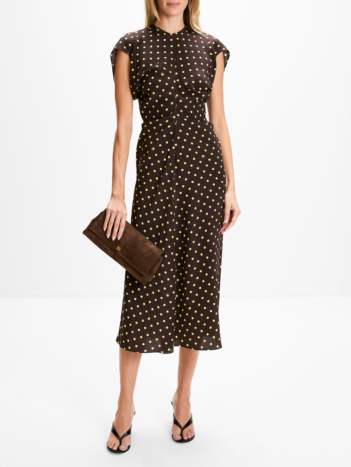 Audrey Clutch,KHAITE,CHOCOLATE,Image 1