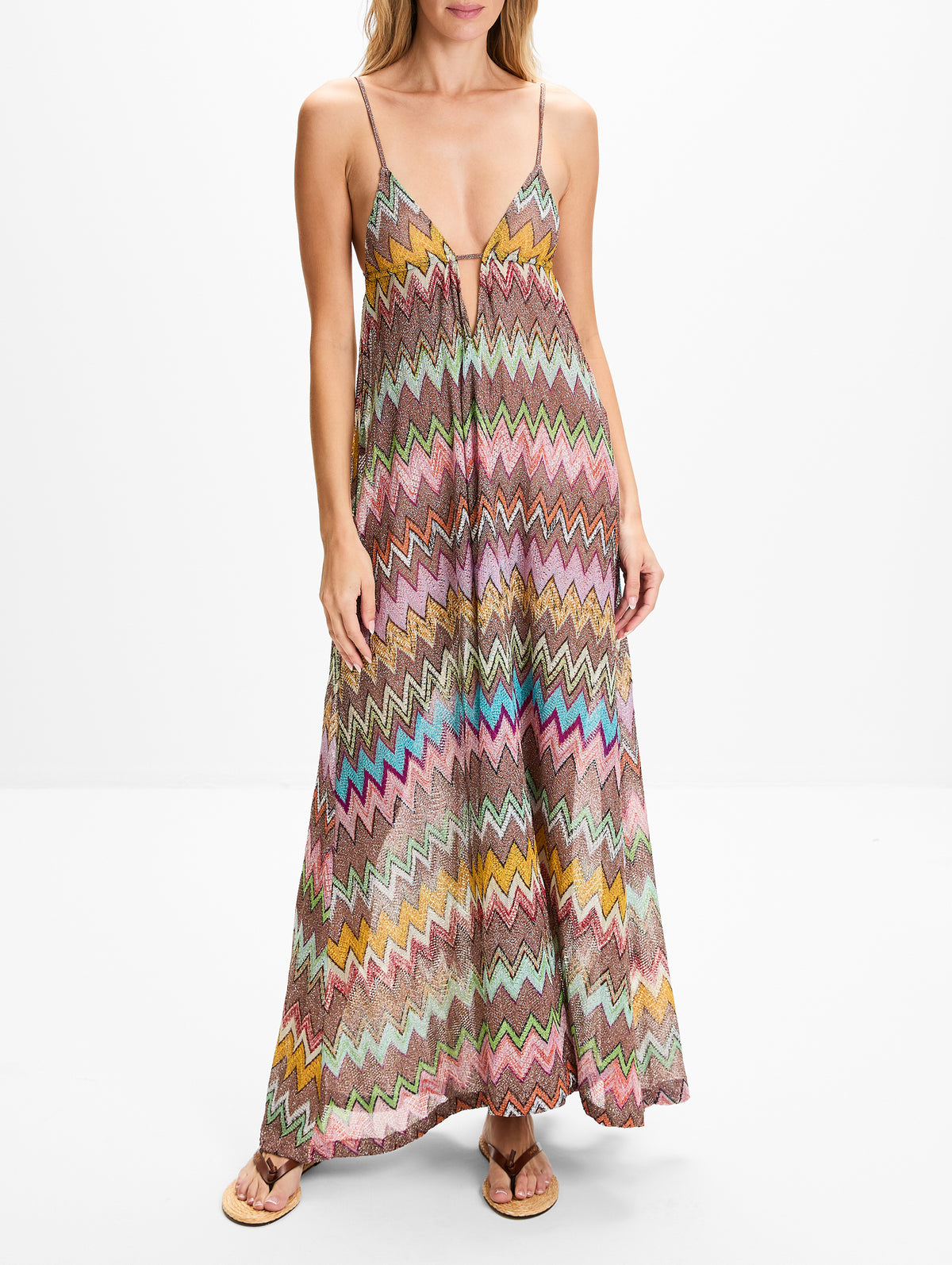 Long Cover Up,MISSONI MARE,MULTICOLOURED,Image 2