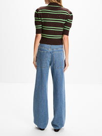 Knit Top,MARNI,BROWN,Image 3