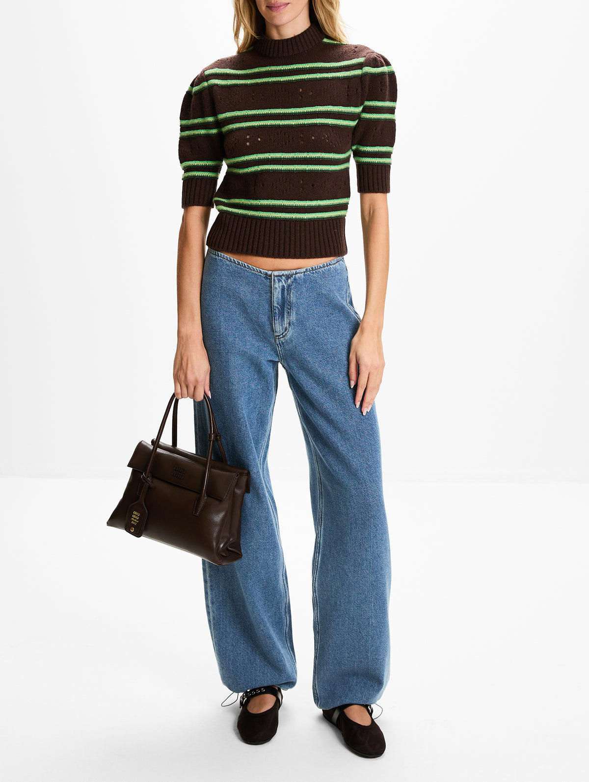 Archive Top Handle Bag,MIU MIU,MORO,Image 2