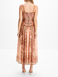 Aster Scarf Dress,ZIMMERMANN,PINK PAISLEY FLORAL,Image 4