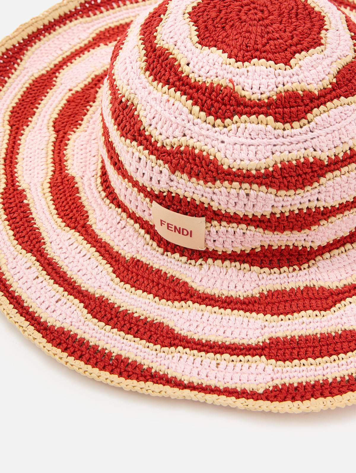 Cappello Tesa Hat,FENDI,ROSA MULTI,Image 3