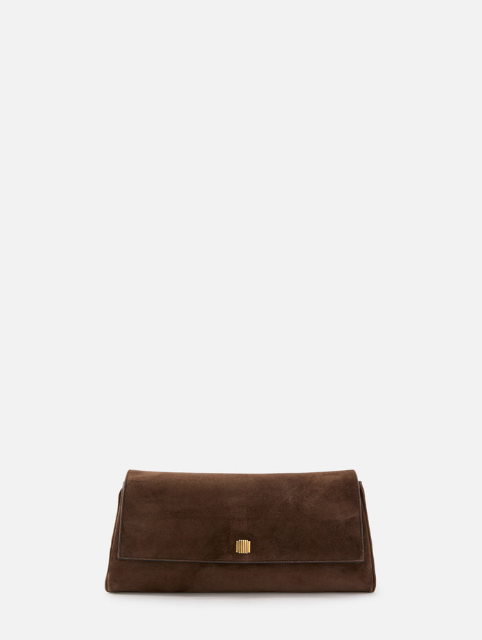 Audrey Clutch,KHAITE,CHOCOLATE,Image 1