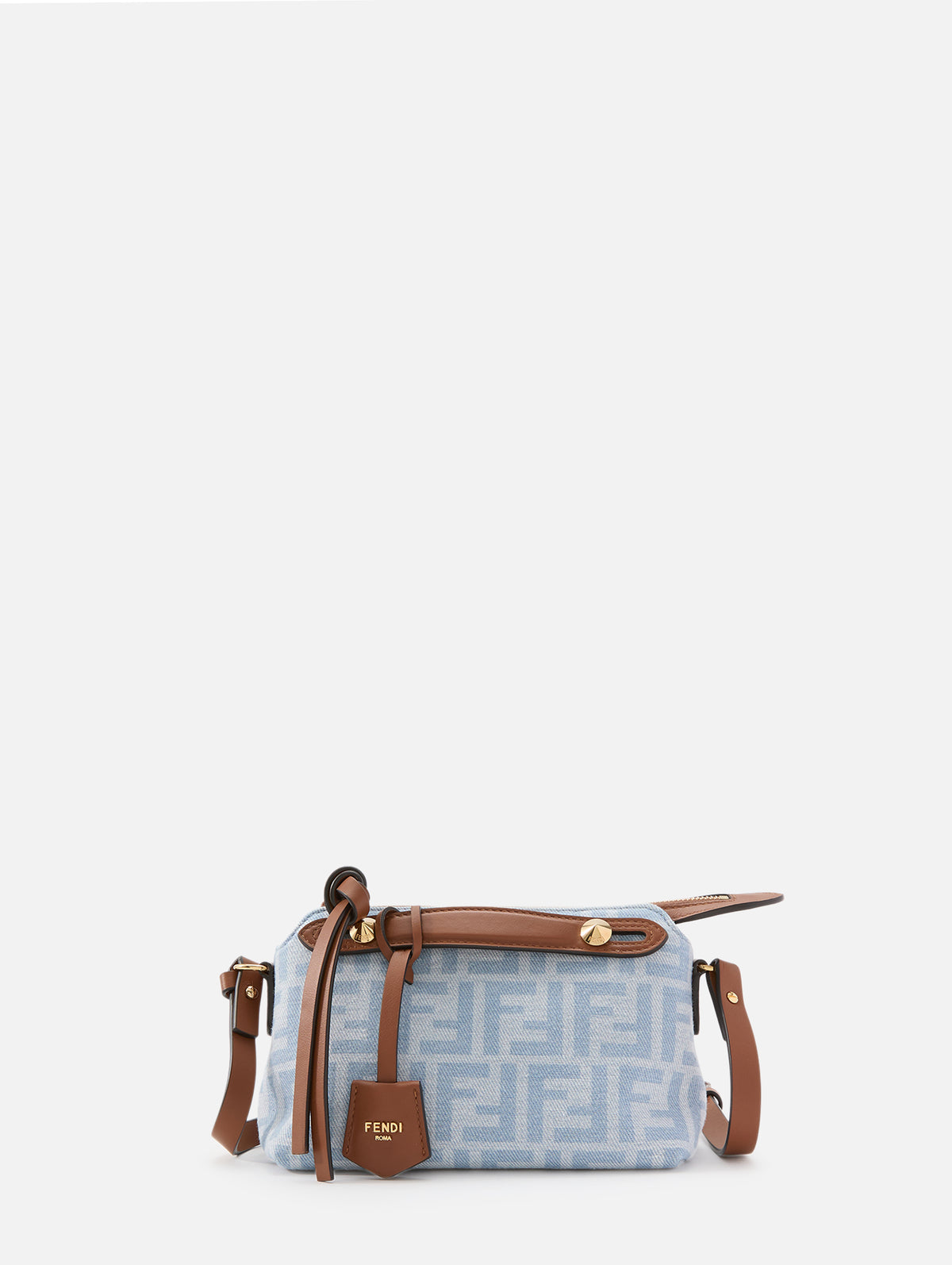 By The Way Clutch,FENDI,DENIM,Image 1
