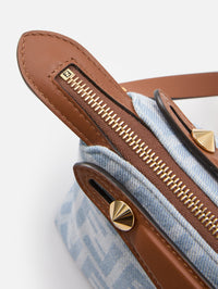 By The Way Clutch,FENDI,DENIM,Image 4