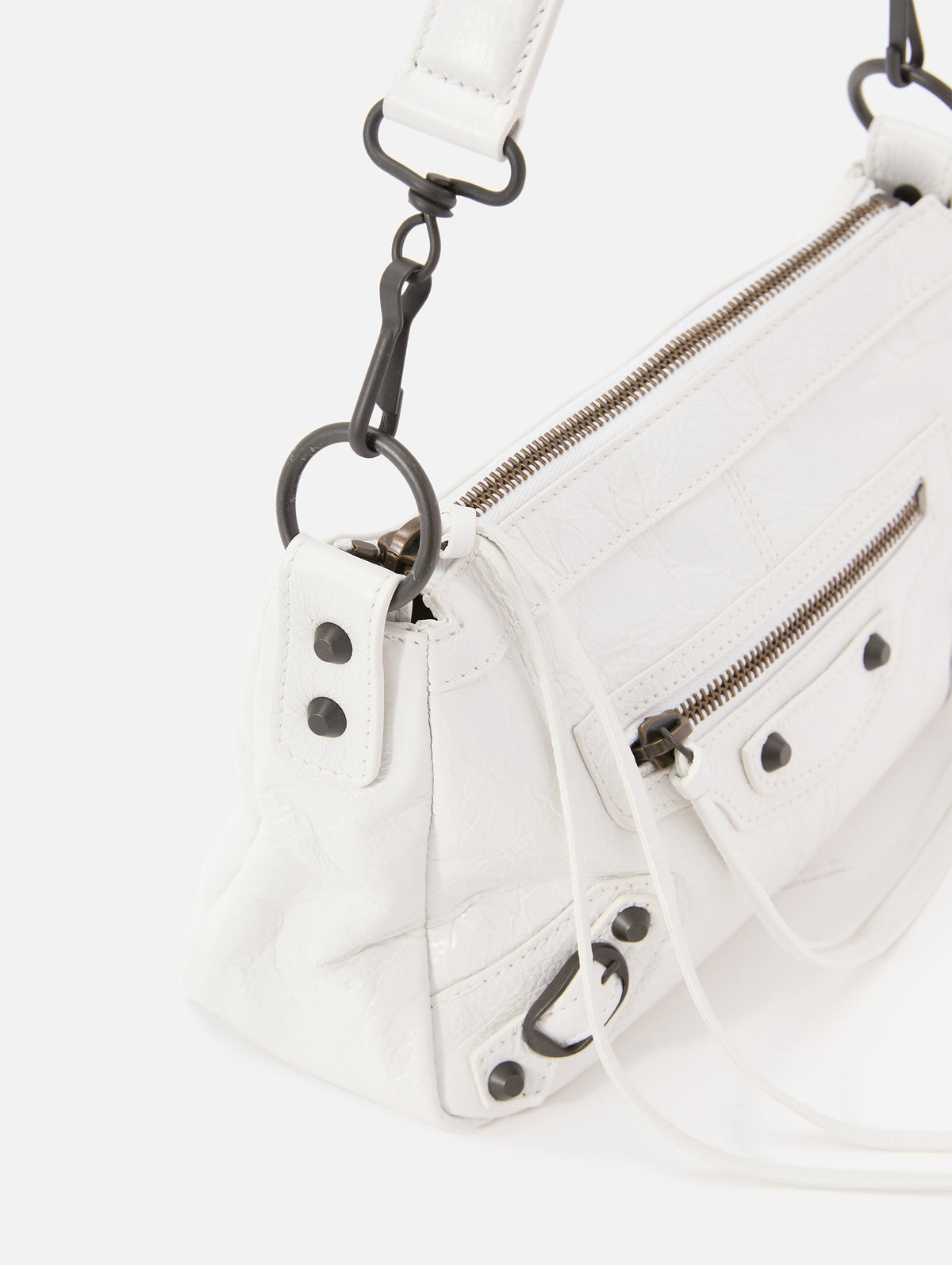 Le City Moto Mini Bag,BALENCIAGA,OPTIC WHITE,Image 5