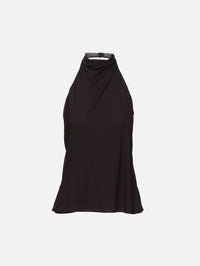 Flowy Halter Top,TWP,DARK CHOCOLATE,Image 1