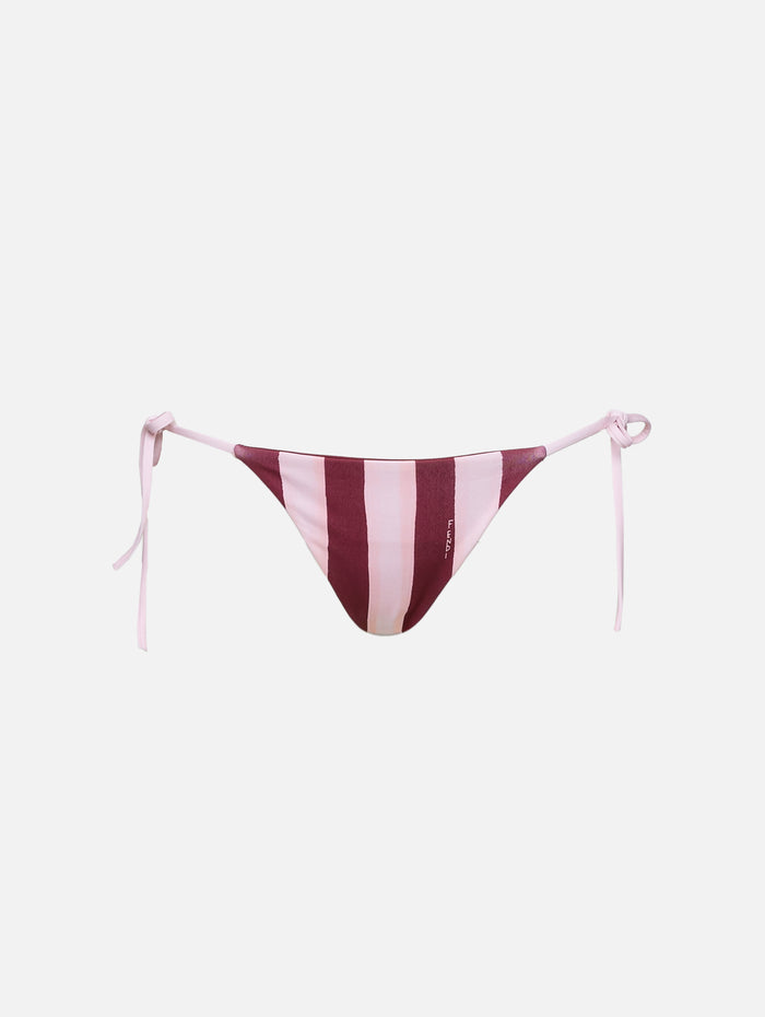 Striped Bikini Bottom,FENDI,POWDER,Image 1