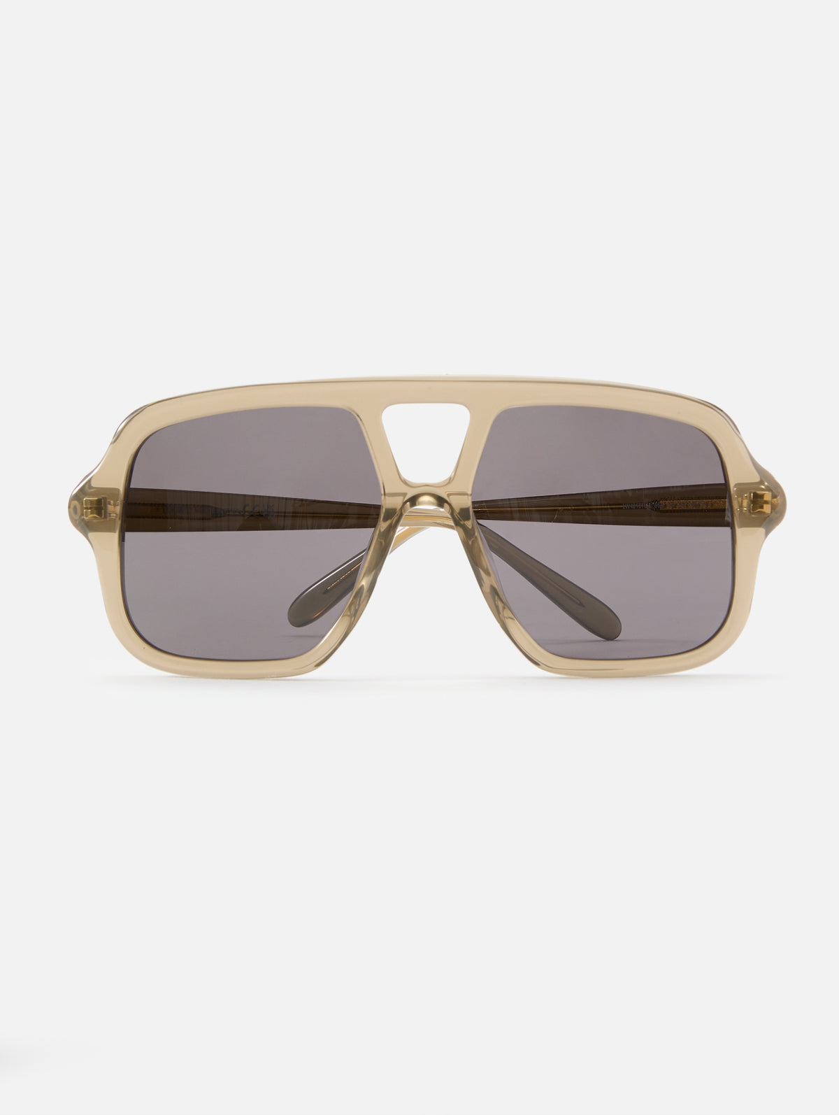 Slim Aviator Sunglasses,LOEWE EYEWEAR,SHINY DARK GREEN,Image 1