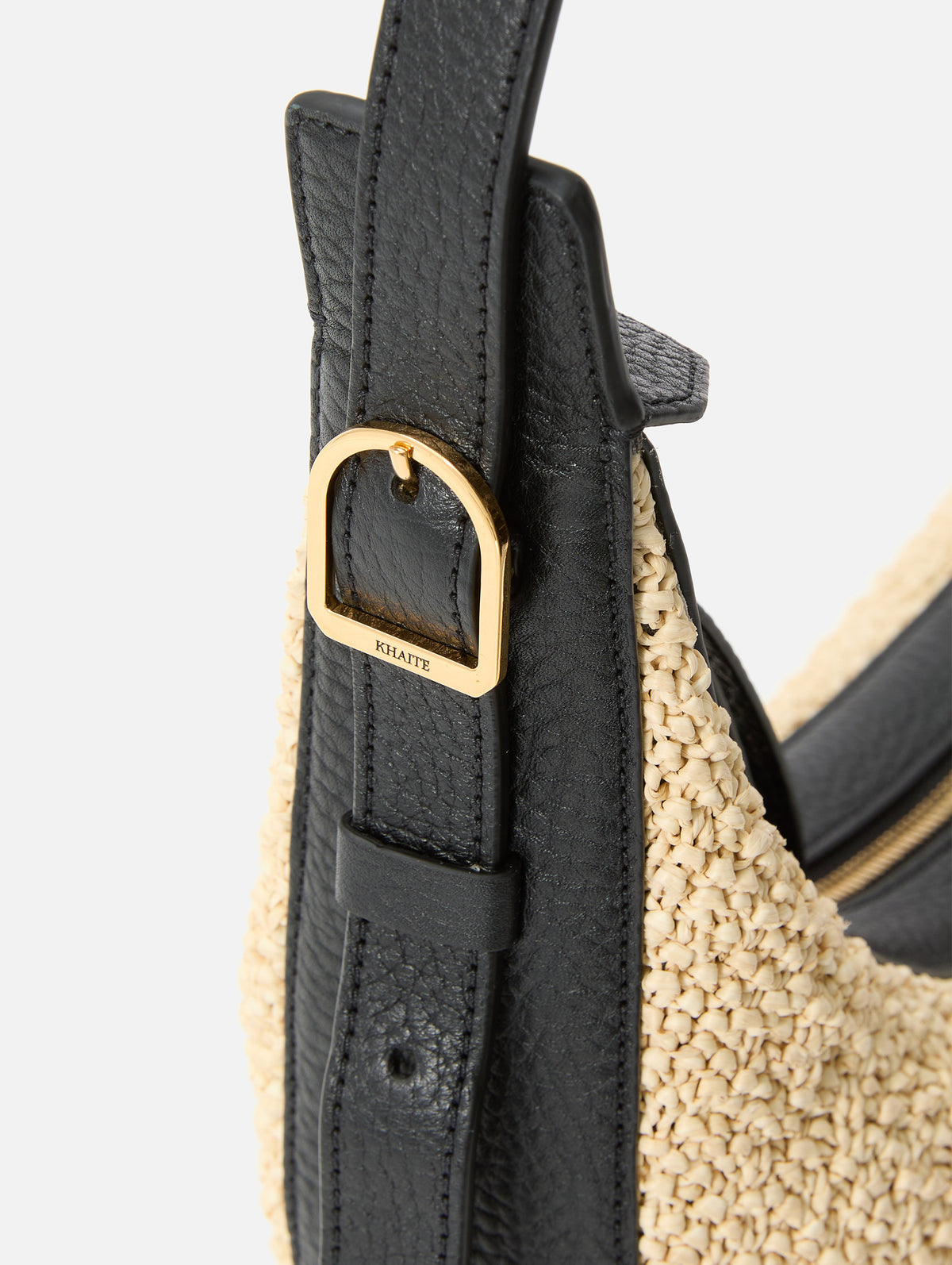 Augustina Crossbody Bag,KHAITE,BLACK NATURAL,Image 4