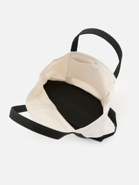 Beach Tote Bag,TOTÉME,ECRU BLACK,Image 4