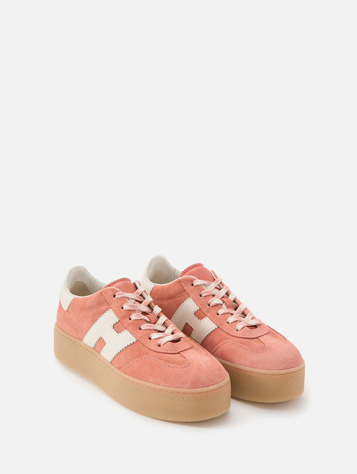 Cool Platform Sneaker,HOGAN,ORANGE,Image 1