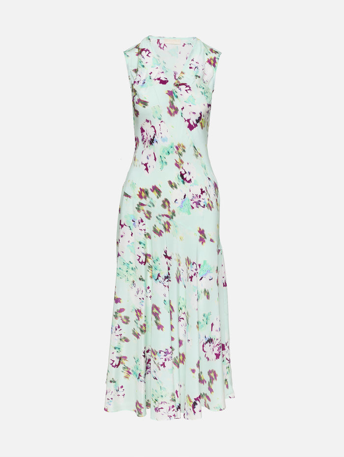 Elowen Silk Dress,ULLA JOHNSON,OASIS,Image 1