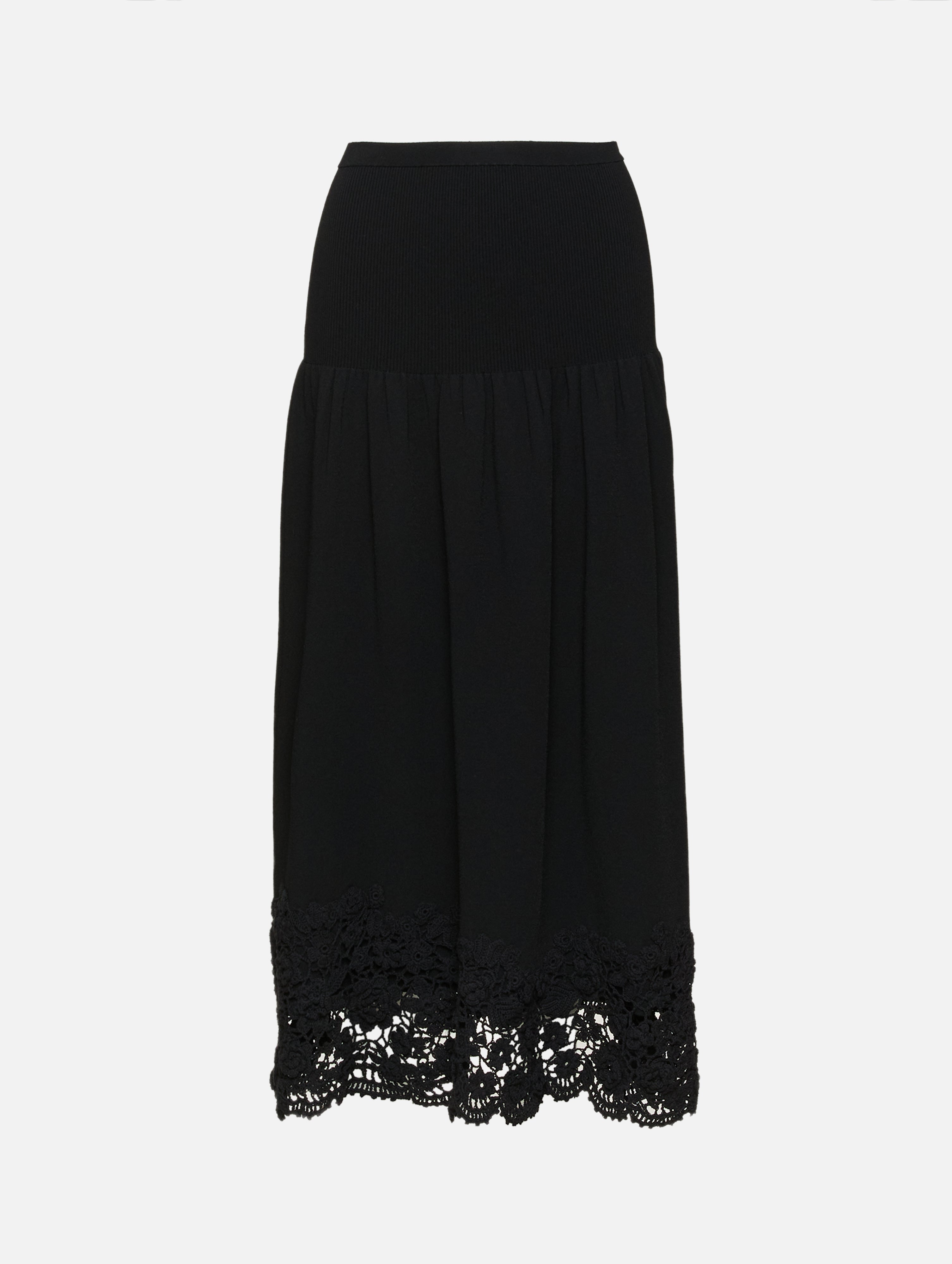 Leona Crochet Skirt | ULLA JOHNSON | elysewalker