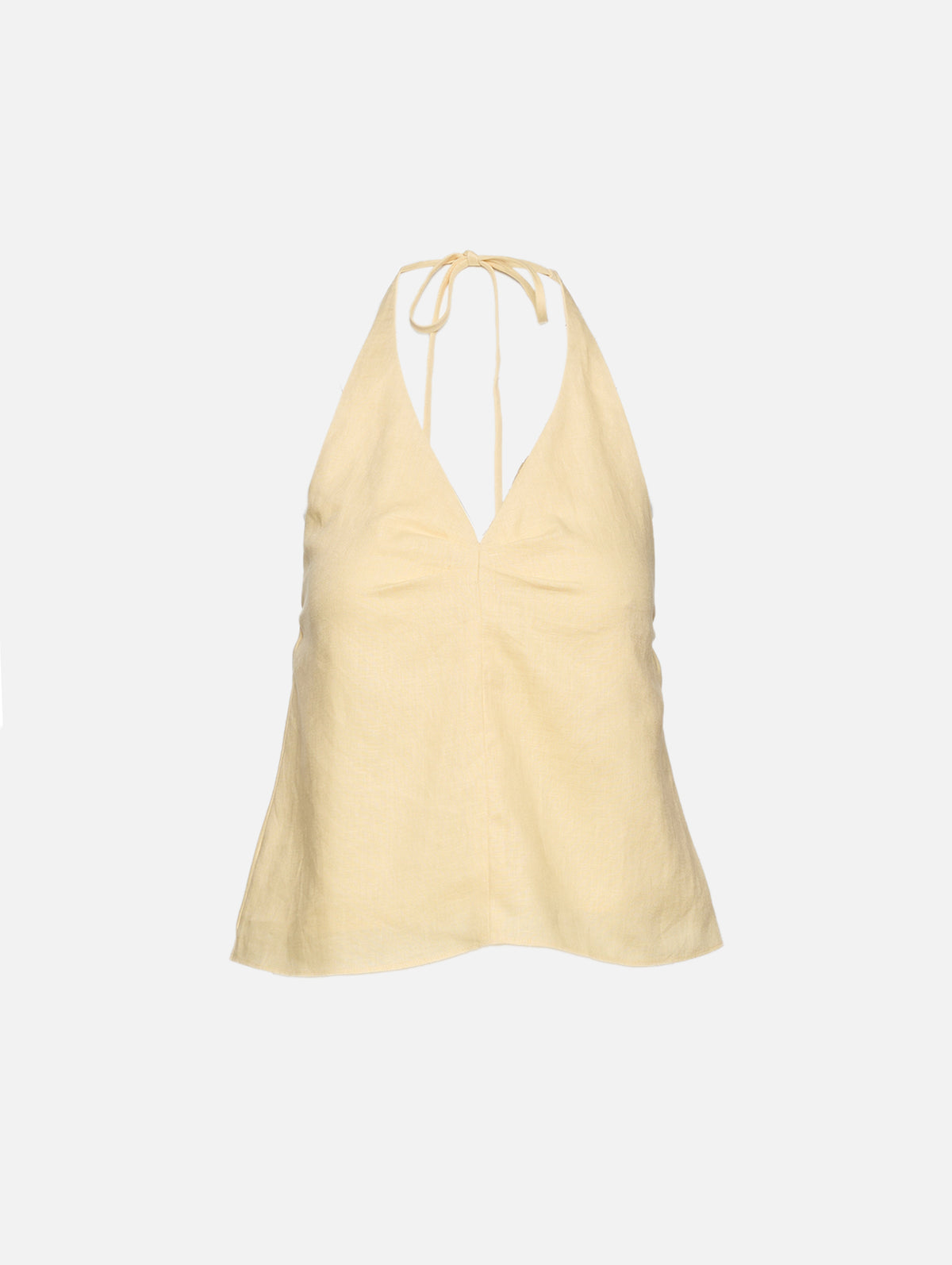 Corso Linen Top,STAUD,BUTTER,Image 1