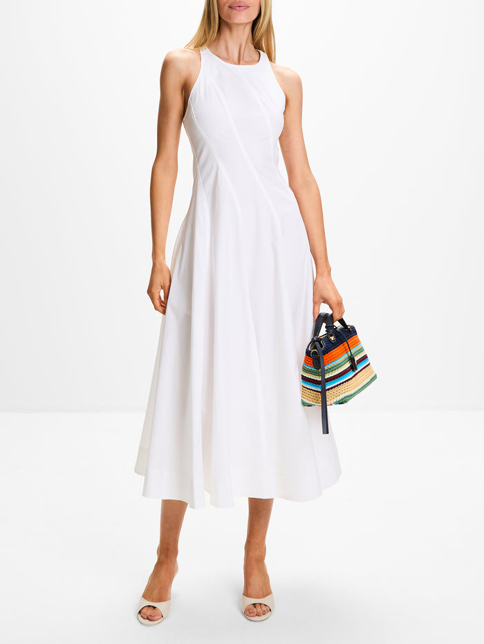 Gemma Dress,A.L.C.,WHITE,Image 1