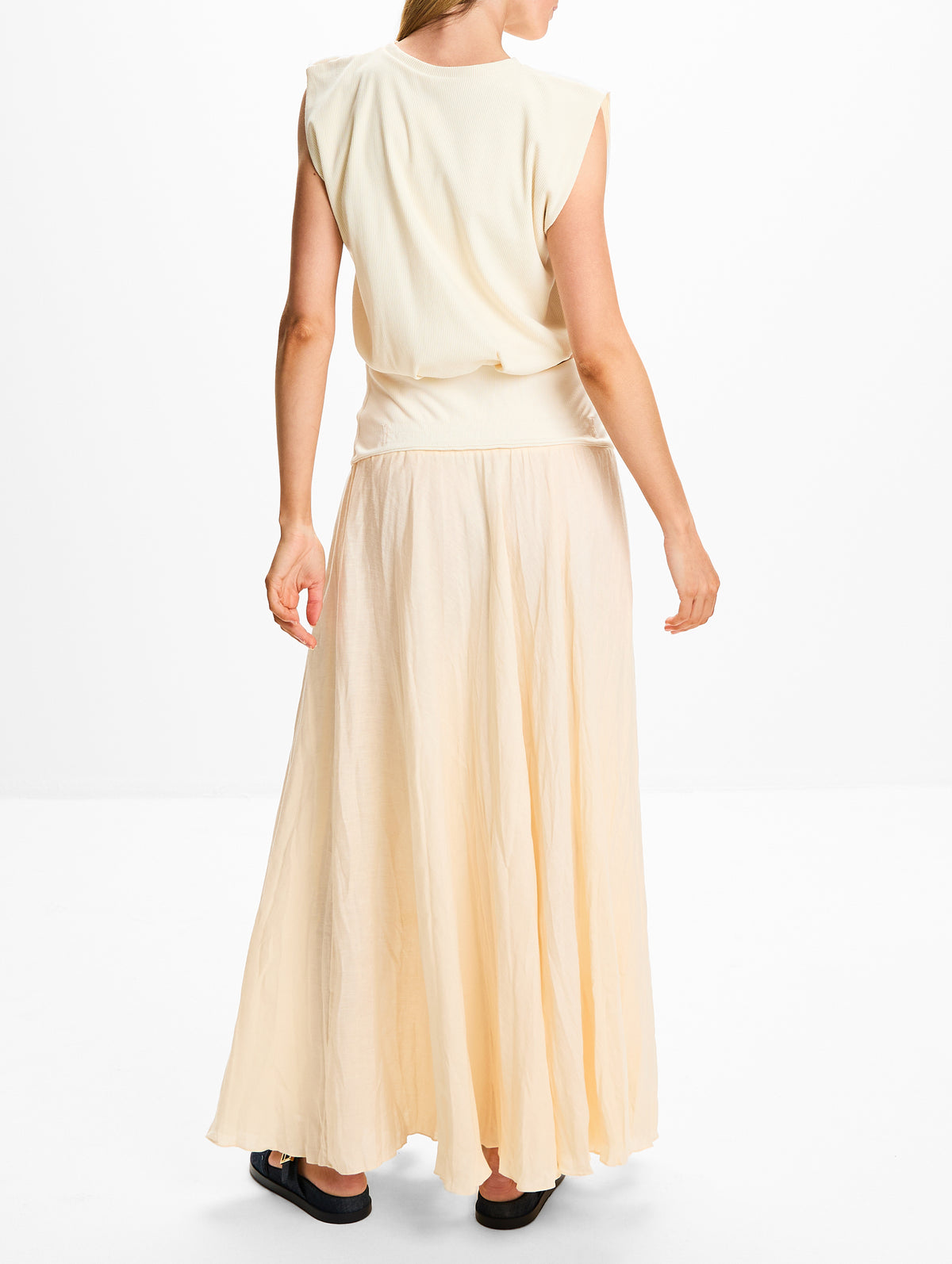 Light And Sound Ankle Skirt,JOHANNA ORTIZ,ECRU,Image 4