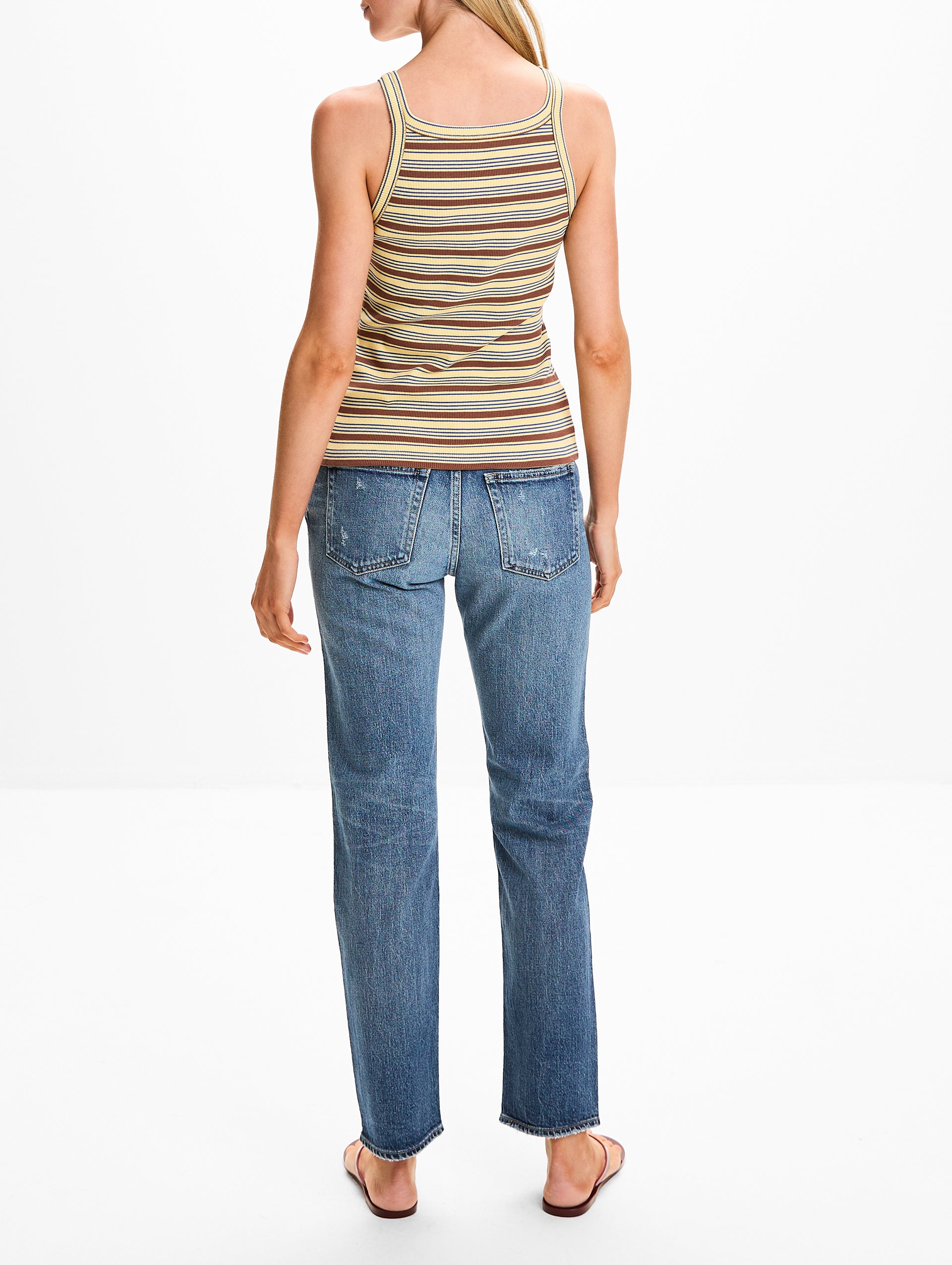 Rib Multicolor Tank Top | FENDI | elysewalker