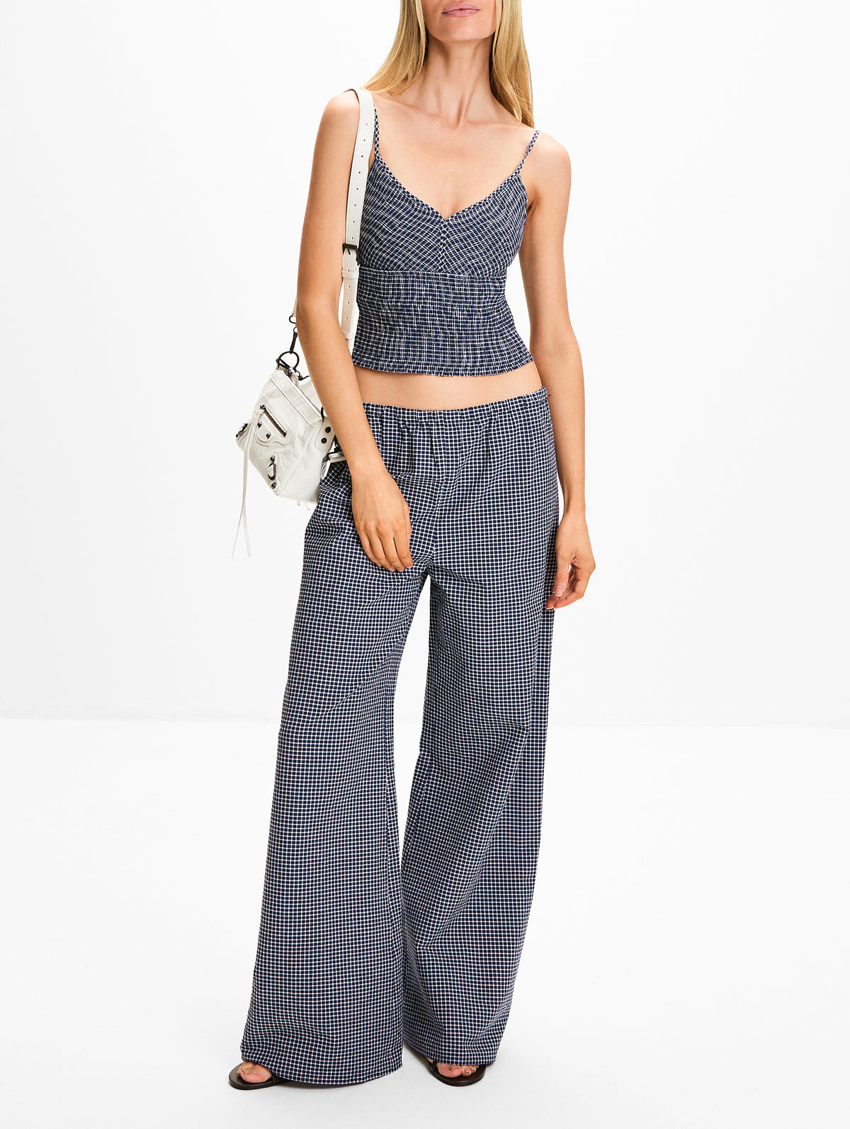 Pull On Pant,LA LIGNE,MIDNIGHT/WHITE,Image 2