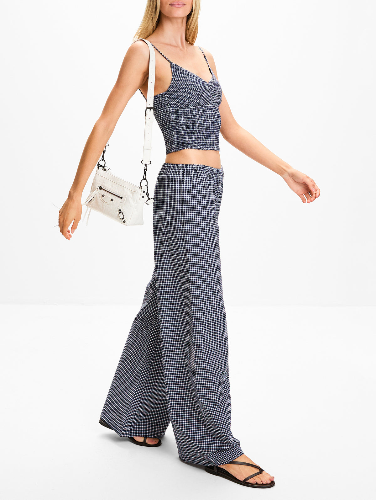 Pull On Pant,LA LIGNE,MIDNIGHT/WHITE,Image 3