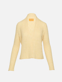 Rib Stealth Cardigan,GUEST IN RESIDENCE,BUTTER,Image 1