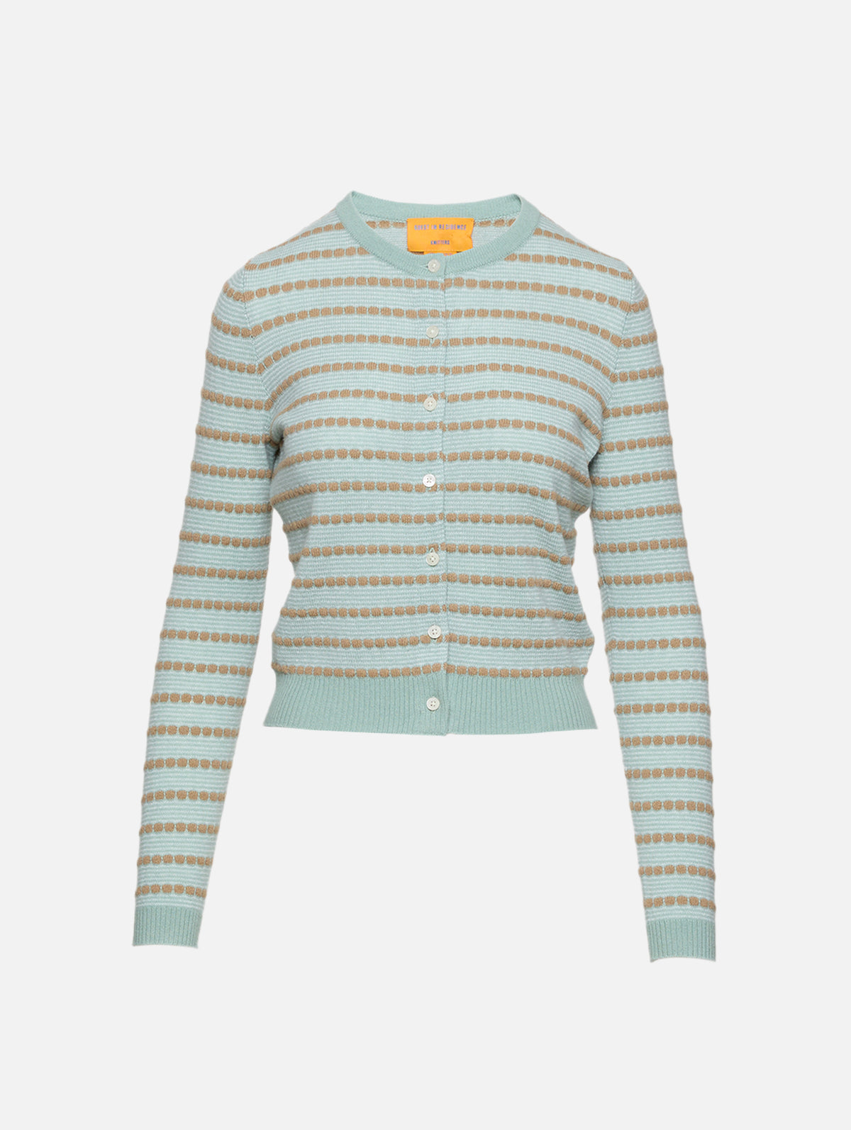 Pebble Stripe Jane Cardigan,GUEST IN RESIDENCE,SAGE BRUSH COMBO,Image 1