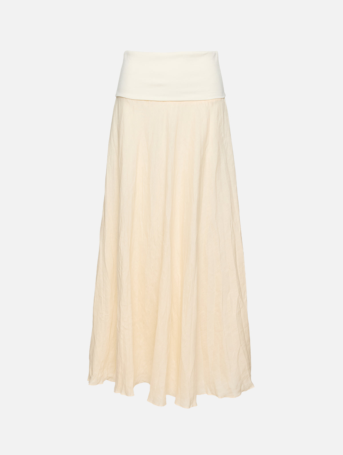 Light And Sound Ankle Skirt,JOHANNA ORTIZ,ECRU,Image 1