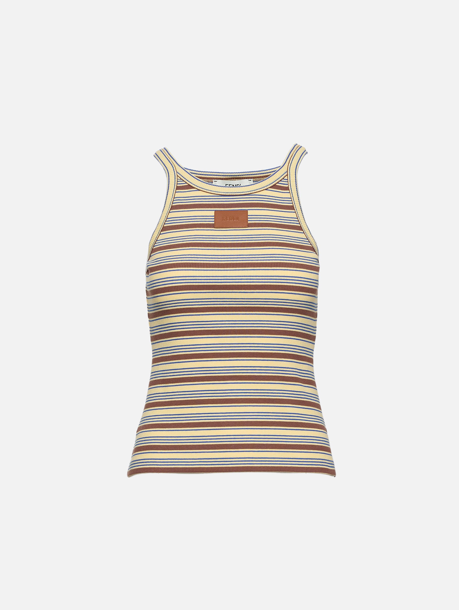 Rib Multicolor Tank Top | FENDI | elysewalker