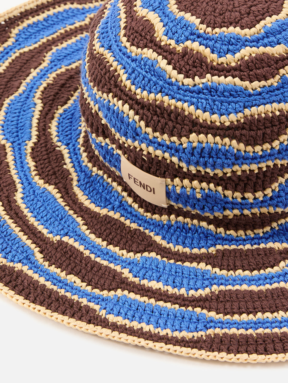 Cappello Tesa Hat,FENDI,AZZURRO,Image 3