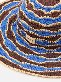 Cappello Tesa Hat,FENDI,AZZURRO,Image 3